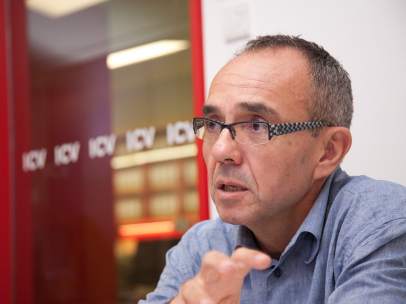 Joan Coscubiela, candidato de ICV-EUiA al Congreso de los Diputados.