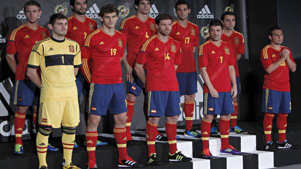 Los jugadores de la selección española Los jugadores de la selección española