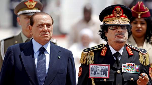Berlusconi y Gadafi Berlusconi y Gadafi