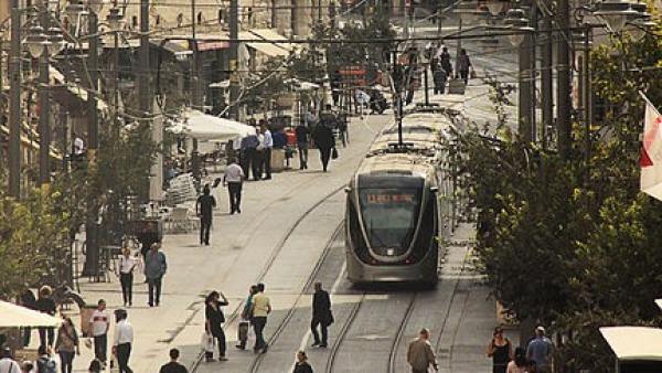 El tranvía de Jerusalén El tranvía de Jerusalén