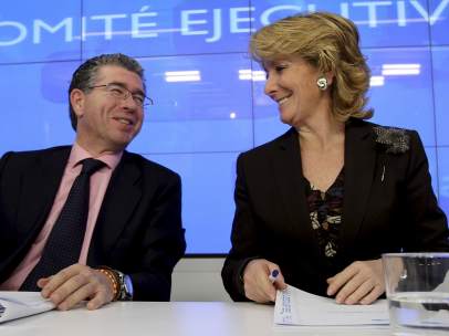 Esperanza Aguirre y Francisco Granados