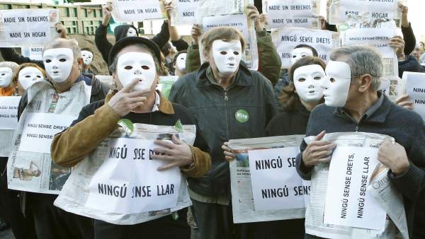 Flashmob contra los desahucios Flashmob contra los desahucios
