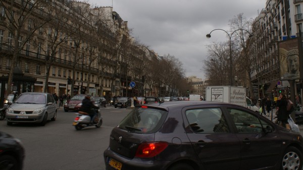 Tráfico en París Tráfico en París