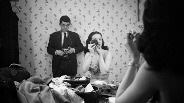 Con la 'showgirl' Rosemary Williams Con la 'showgirl' Rosemary Williams