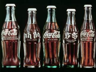 Varios modelos de Coca-Cola