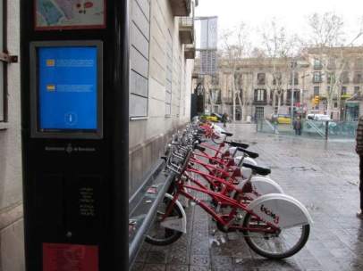 El Bicing de Barcelona.