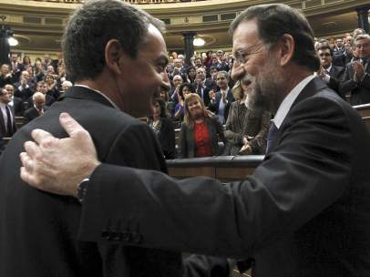 Zapatero y Rajoy