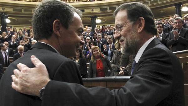 Zapatero y Rajoy Zapatero y Rajoy