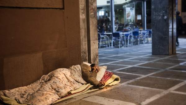 'Sin techo' en Grecia 'Sin techo' en Grecia