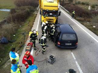 Accidente de tráfico en Colmenar Viejo