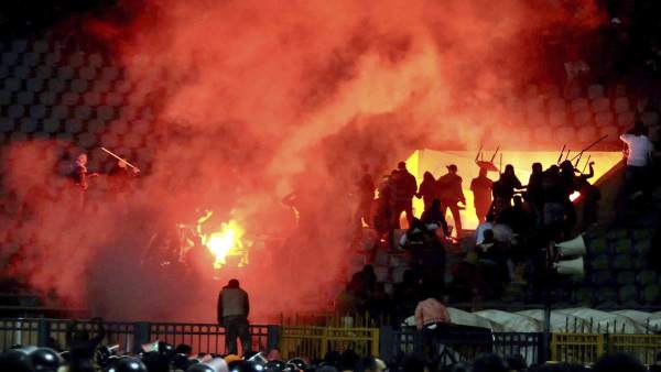 Disturbios en un partido de la Liga egipcia Disturbios en un partido de la Liga egipcia