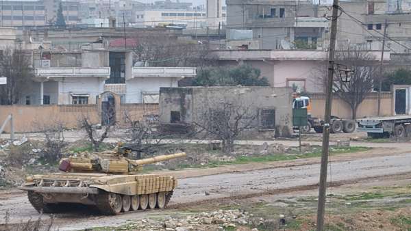 Tanque en Homs Tanque en Homs