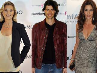 Kate Moss, Andrés Velencoso y Cindy Crawford