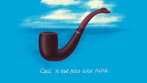 'Ceci n'est pas une pipe' 'Ceci n'est pas une pipe'