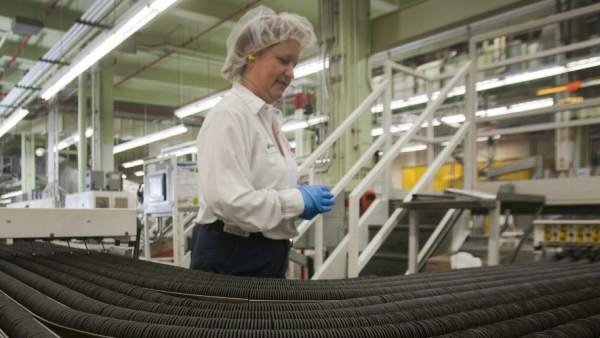 Una mujer trabajadora Una mujer trabajadora