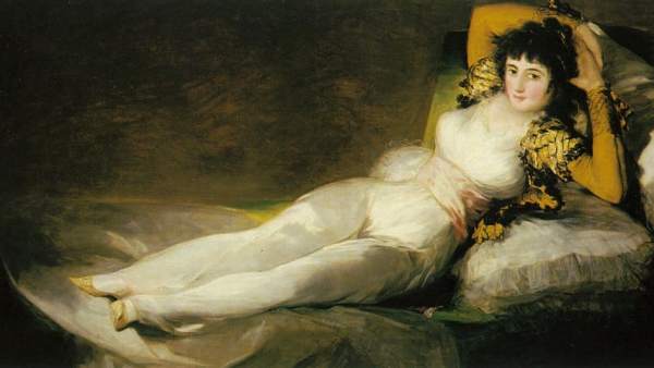 'La maja vestida', de Goya. 'La maja vestida', de Goya.