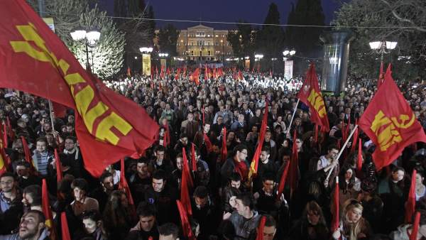 Protesta en Grecia Protesta en Grecia