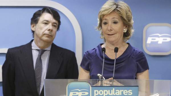 Esperanza Aguirre e Ignacio González Esperanza Aguirre e Ignacio González