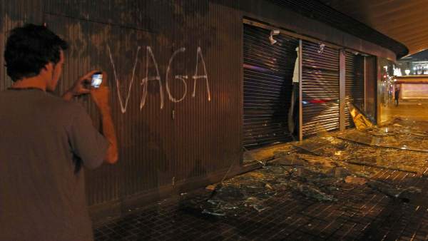 La resaca de la huelga, en Barcelona La resaca de la huelga, en Barcelona