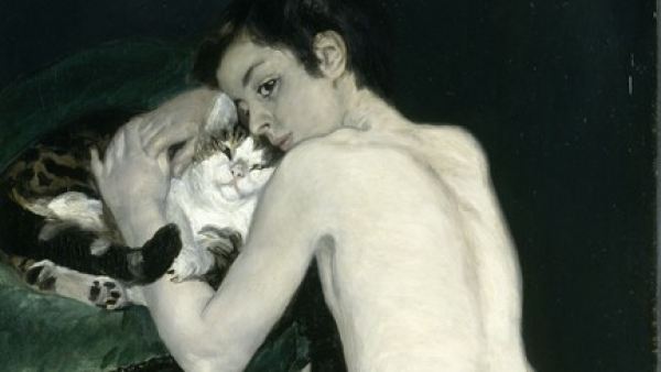 'Le garçon au chat' 'Le garçon au chat'
