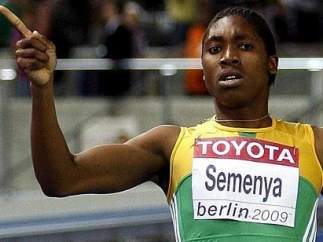 Semenya, en los Mundiales de Berlín