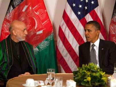 Obama y Karzai