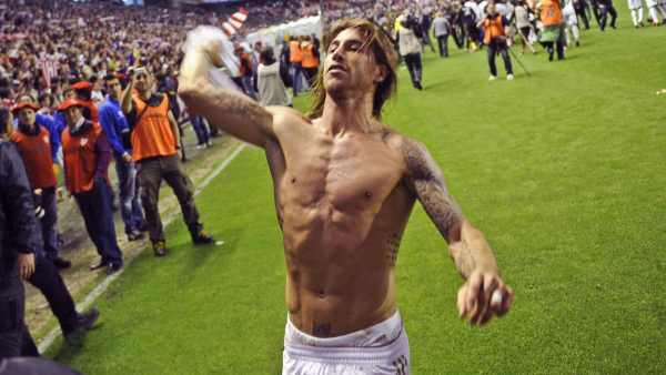 Sergio Ramos, sin camiseta Sergio Ramos, sin camiseta