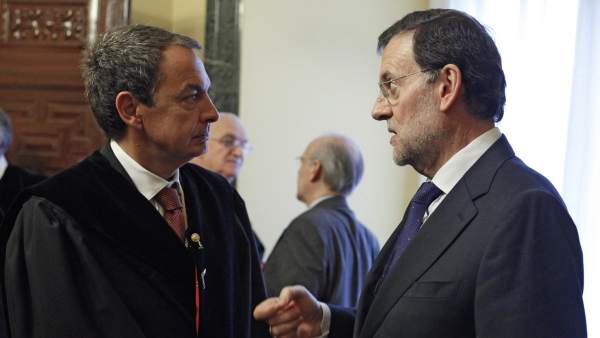 Rajoy y Zapatero Rajoy y Zapatero