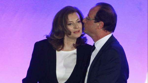 Francois Hollande y Valerie Trierweiler Francois Hollande y Valerie Trierweiler