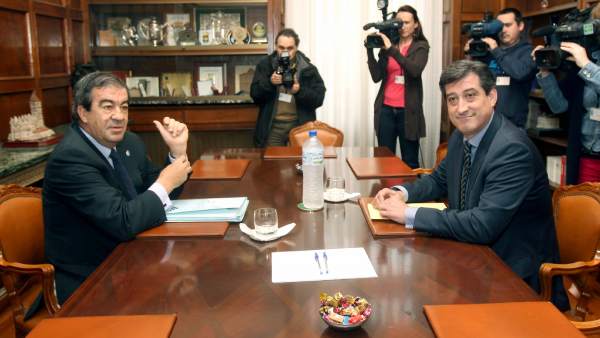 Francisco Álvarez-Cascos e Ignacio Prendes Francisco Álvarez-Cascos e Ignacio Prendes