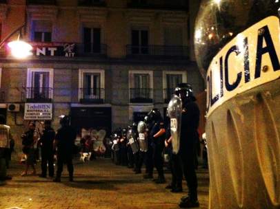 Cerco policial al 15M