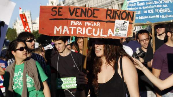 Manifestación contra los recortes en Educación Manifestación contra los recortes en Educación