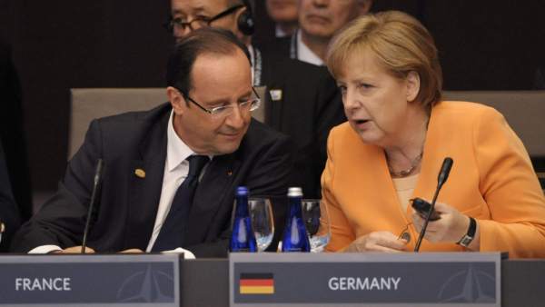 Holande y Merkel Holande y Merkel