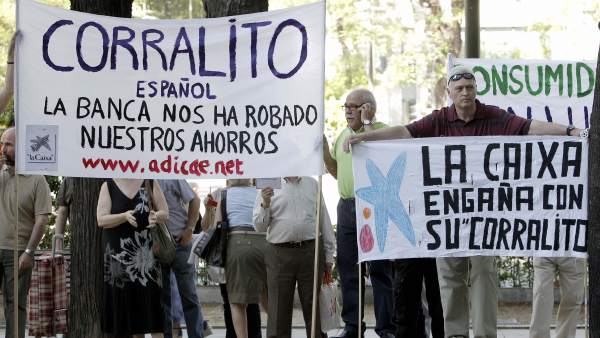 Protesta contra los bancos Protesta contra los bancos