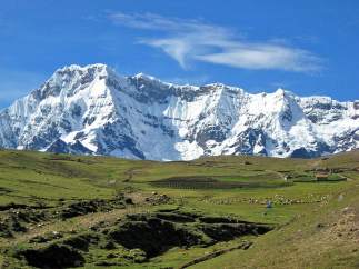 El nevado Ausangate, en Perú