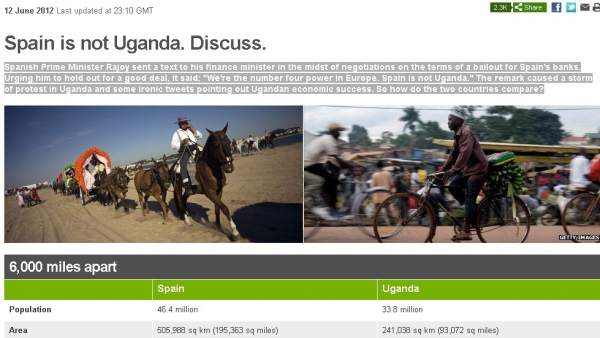La web de la BBC La web de la BBC