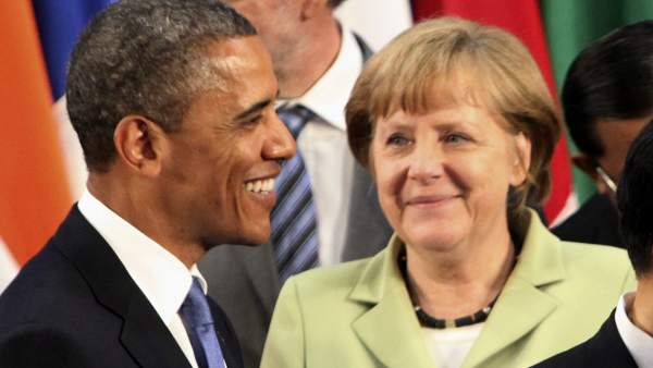 Barack Obama y Angela Merkel Barack Obama y Angela Merkel