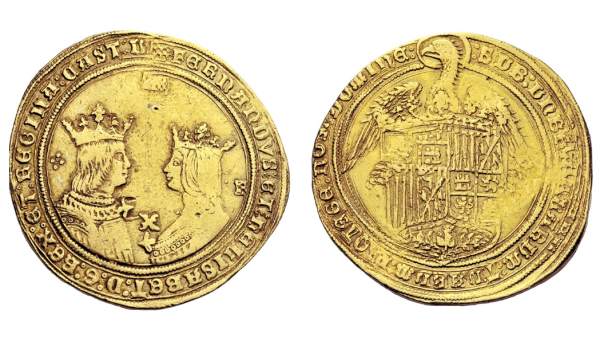 Moneda de la época de los Reyes Católicos Moneda de la época de los Reyes Católicos