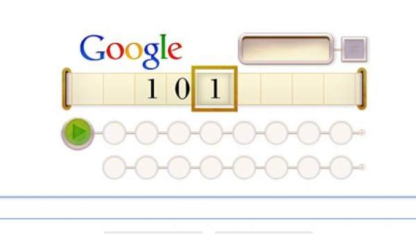 'Doodle' homenaje a Alan Turing 'Doodle' homenaje a Alan Turing