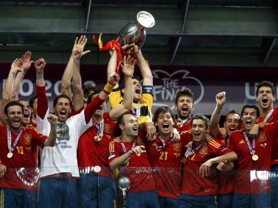 La selección levanta la Eurocopa
