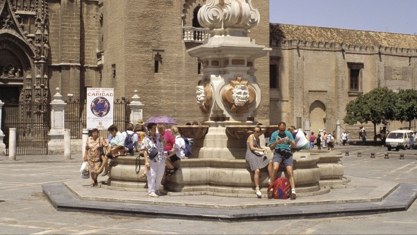 Turistas en Sevilla Turistas en Sevilla