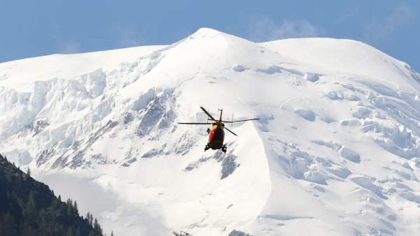 Avalancha en el Mont Blanc Avalancha en el Mont Blanc