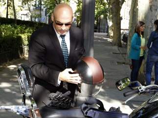 El juez Javier Gómez Bermúdez llega a la Audiencia Nacional.