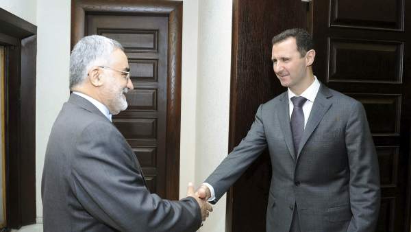 Al Asad recibe a un responsable iraní Al Asad recibe a un responsable iraní