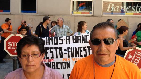 Leonor y Jorge, afectados por las hipotecas. Leonor y Jorge, afectados por las hipotecas.