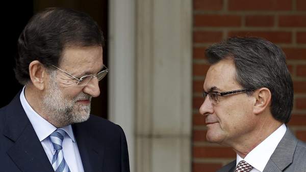 Rajoy y Mas Rajoy y Mas