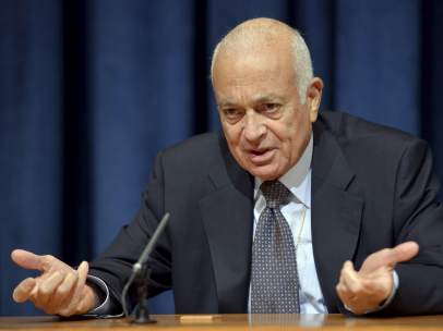 El secretario general de la Liga Árabe, Nabil Al Arabi