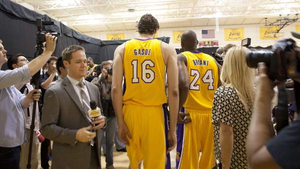 Pau Gasol y Kobe Bryant Pau Gasol y Kobe Bryant