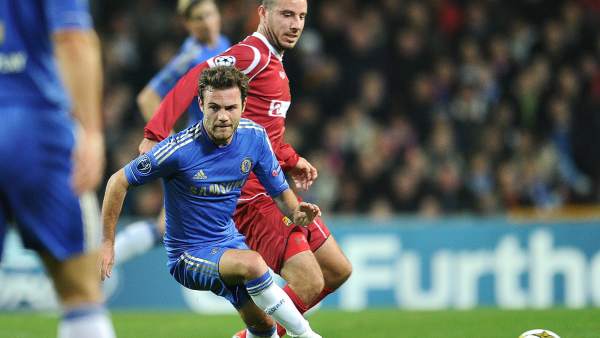 Mata con el Chelsea Mata con el Chelsea