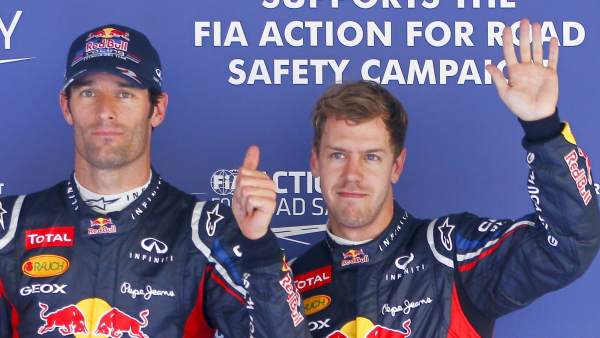 Webber y Vettel Webber y Vettel
